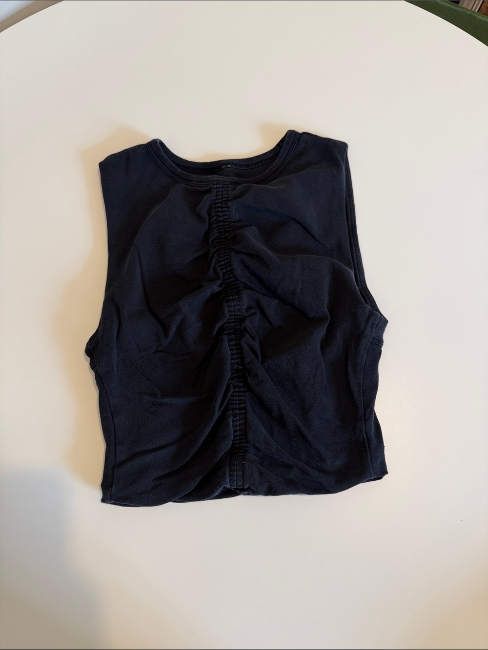 Lululemon ruched crop top